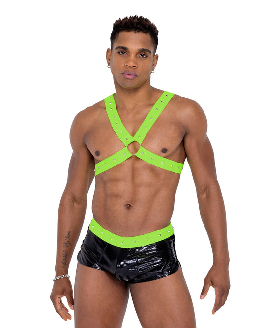 6333 - Men’s Vinyl Mesh Runner Shorts