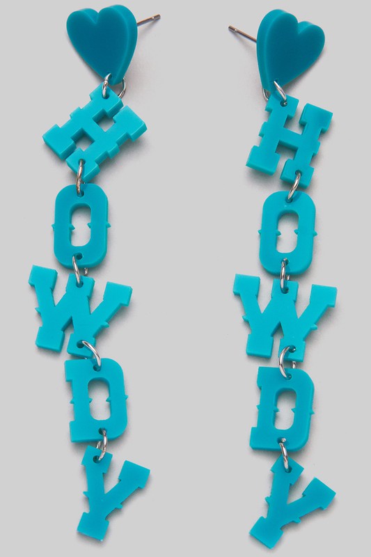 Howdy Earrings Blue