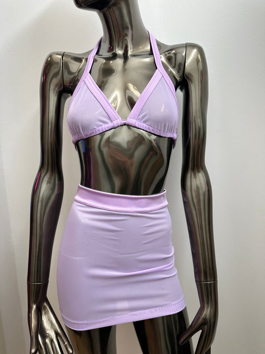 Never Nude Bikini Top Lilac