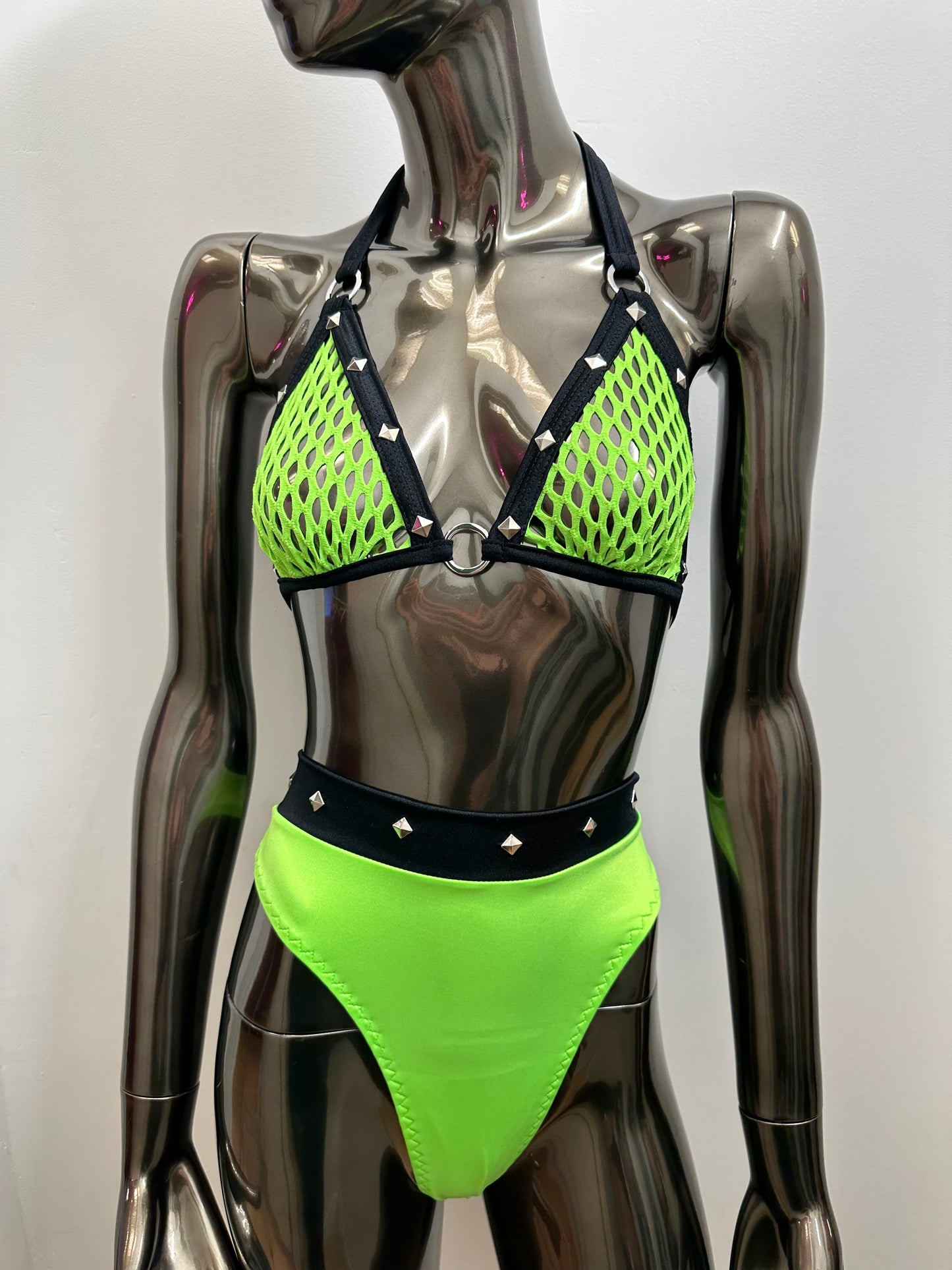 Pit Princess Studded Bottoms Green