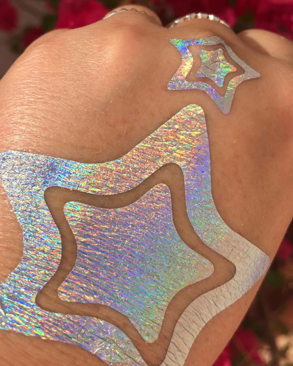 Holo Temp Tattoo FLWR PWR