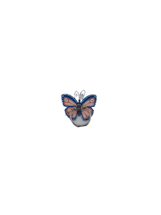 Butterfly Phone Ring Org/Blu