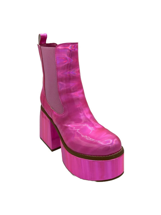 Pink Platform Boots