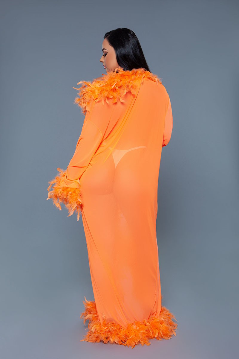 Glamour Robe  N Orange O/S