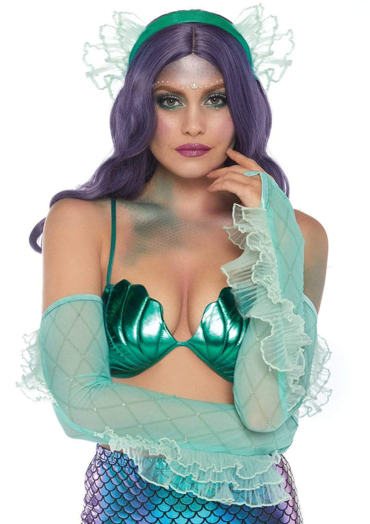 A2851 2PC Sea Foam Mermaid Green One Size