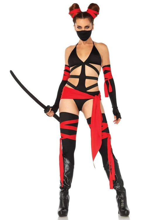 86693 6PC Killer Ninja Black/Red