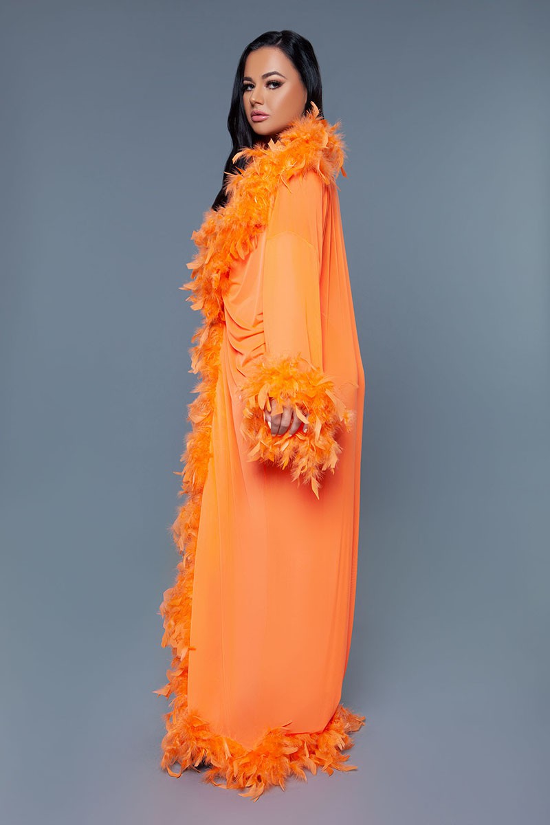 Glamour Robe  N Orange O/S