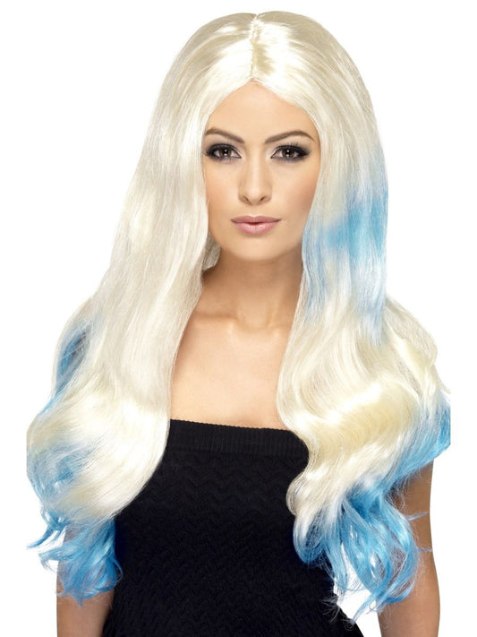 Dip Dye Wig Blonde/Blue