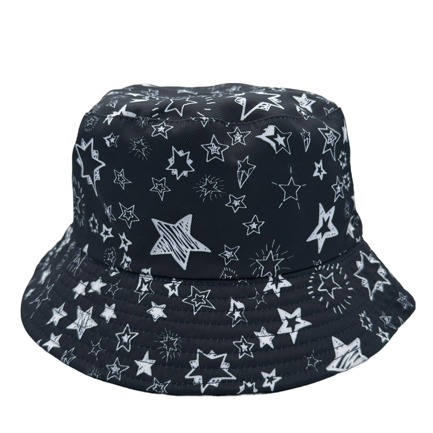 Black & White Doodle Star Bucket