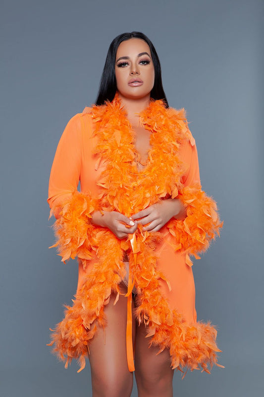 Lux Robe Neon Orange O/S