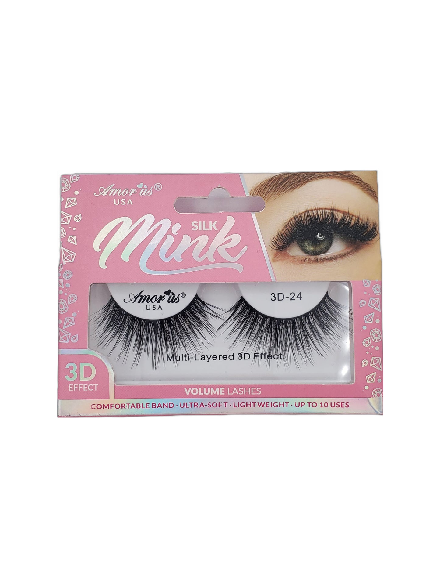 Silk Mink Lashes 3D-24